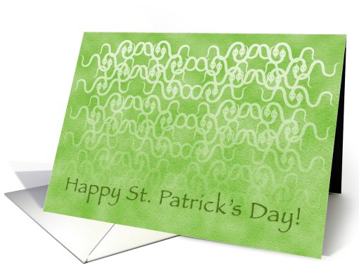 Happy St. Patrick's Day Snakes card (537432)