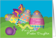Foster Daughter Easter Eggs Butterfly Whimsical card