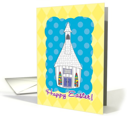 Easter Pastor Funky Little Church card (541642)