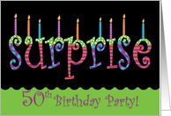 50 Birthday Surprise...