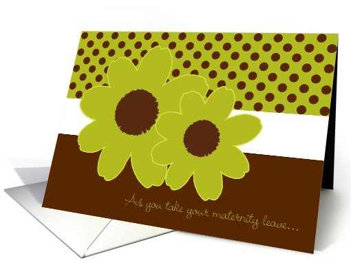 Maternity Leave Goodbye Expecting Baby card (556701)