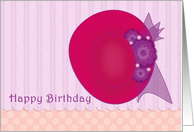 Happy Birthday Red Hat card