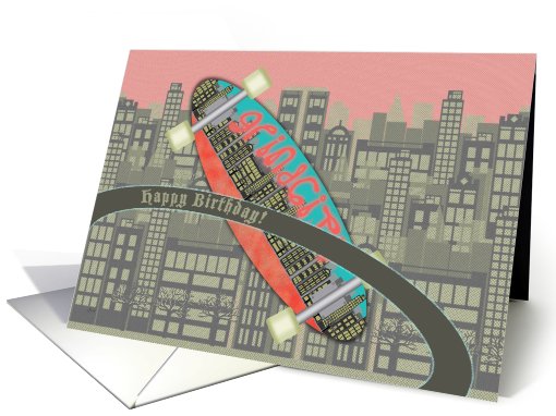Happy Birthday Skateboards Urban card (606458)