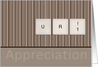 SysAdmin System Administrator Appreciation Computer Keys Taupe card