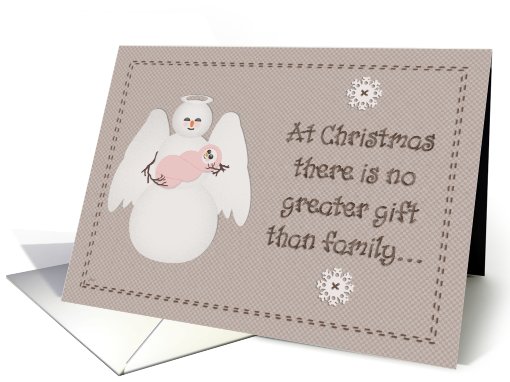 First Christmas Country Snow Angel for New Adoptive Family... (734644)