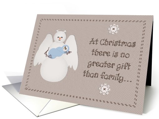 First Christmas Country Snow Angel for New Adoptive Family... (734645)