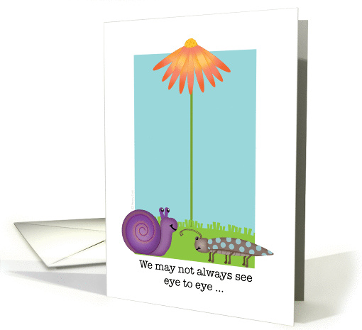Whimsical Snail and Bug Friendship Day card (866729)