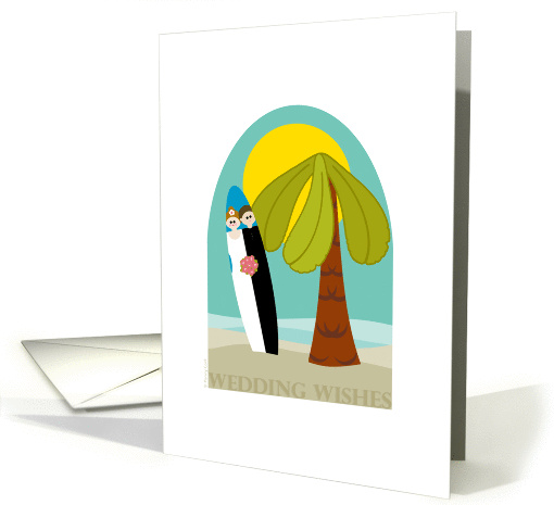 Wedding Congratulations Wishes Surfing Surfboard Ocean and... (871315)