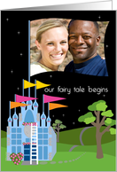 We’ve Eloped Elopement Fairy Tale Castle Photo Card