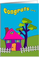 Congratulations on Shacking Up or Moving in Together Funny House card