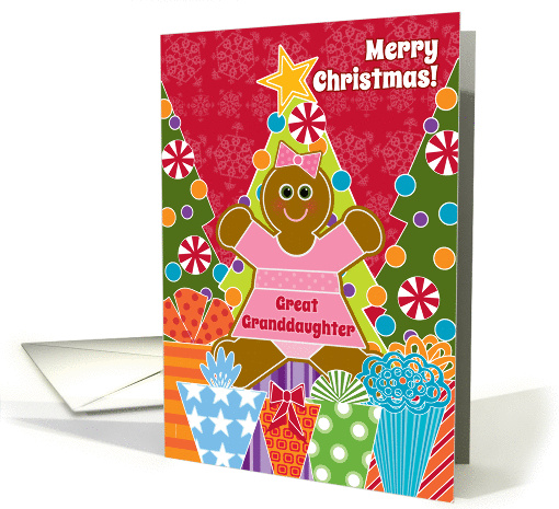 Great Granddaughter Christmas Gingerbread Girl Cookies... (991631)