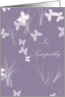 Lavender Butterflies General Sympathy Card