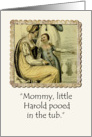 Humorous Vintage Motherhood Card
