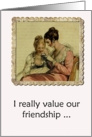 Vintage Ackermann Humor Friendship card