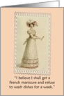 Vintage Ackermann Humor Birthday For Her card