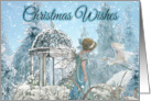 Winter Wonderland Christmas Wishes Fairy card