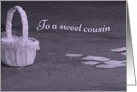 Cousin Flower Girl Invitation card