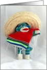 Happy Cinco de Mayo Sock Monkey Humor card