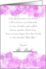 Humorous Will You Be My Bridesmaid Contract Invitation card