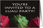 You’re Invited to a Luau Party! card