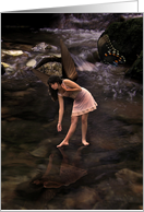 The Pond Fairy, Fantasy Art, Blank Inside card