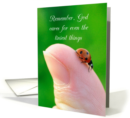 God Cares for You card (1130818)