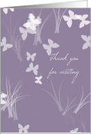 Thank You for Your Hospital Visit card
