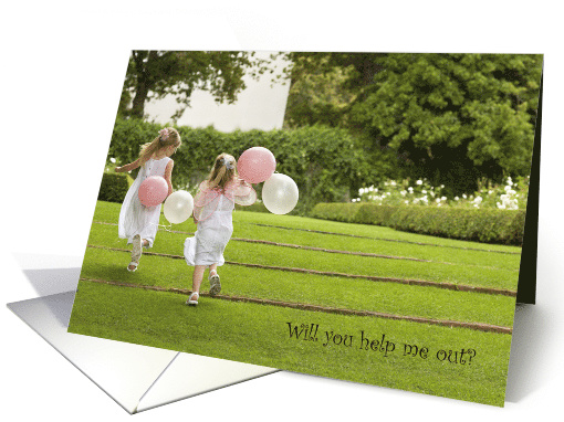 Please Help Me Out, Flower Girl card (1207844)