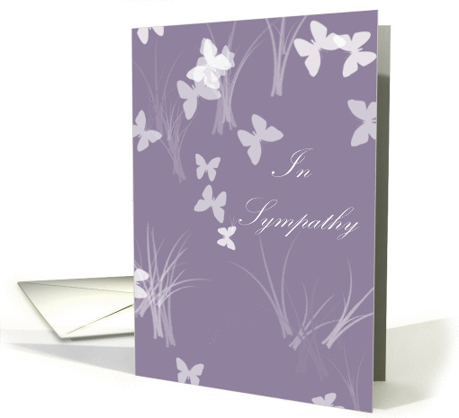 Lavender Butterflies General Sympathy card (1285322)