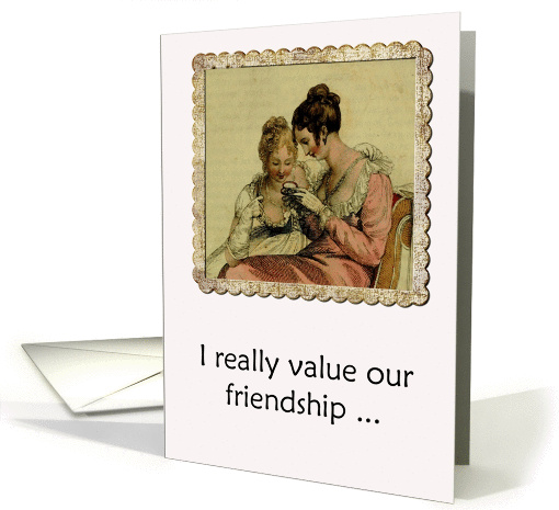 Vintage Ackermann Humor Friendship card (1292692)