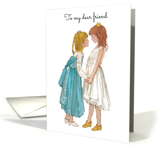 Dear Friend Please Be My Bridesmaid Princess card (1657852)