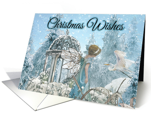 Winter Wonderland Christmas Wishes Fairy card (1658184)