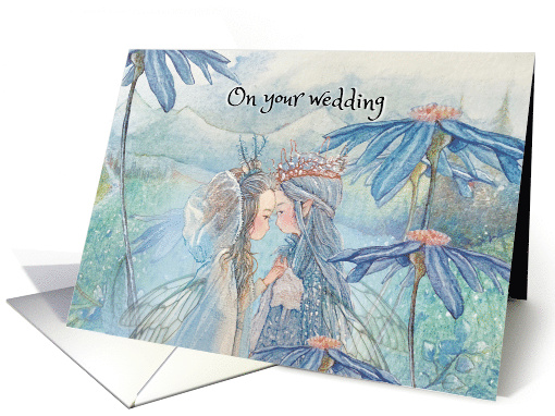 On Your Wedding Enchanted Fairy Couple card (1726638)