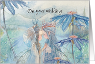 On Your Wedding Enchanted Fairy Couple card