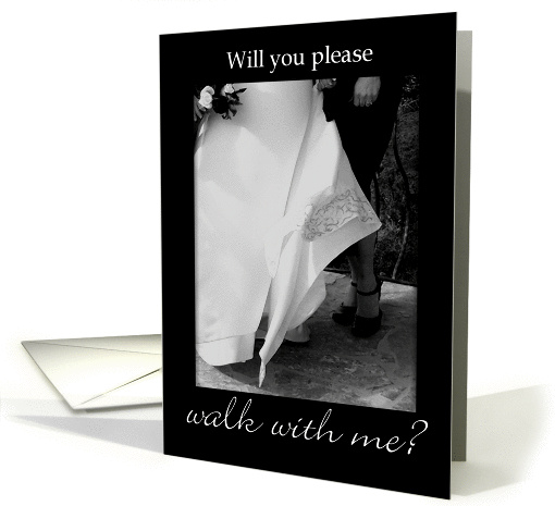 Mother, Please Walk With Me Wedding Invitation card (285636)