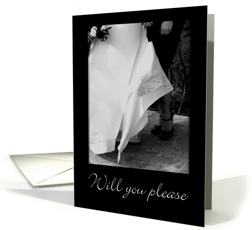 Please be my Bridesmaid Elegent Invitation card (286517)