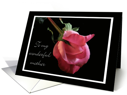 Happy Valentine's Day Mother Pink Rose card (352970)