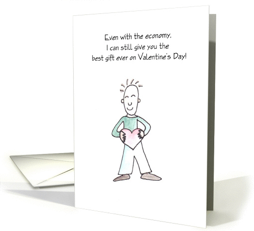 Economy Valentine's Day card (353090)