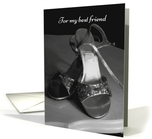 Pretty Shoes Best Friend Matron of Honor Invitation card (361783)