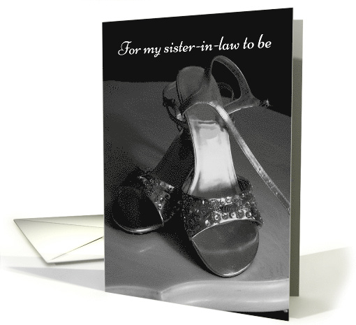 Strappy Sandals Future Sister-in-law Bridesmaid Invitation card