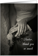 Thank You, Pastor,...