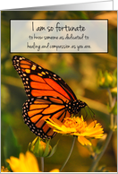 Monarch Butterfly Nurse’s Day Wishes card