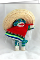 Happy Cinco de Mayo Sock Monkey Humor card