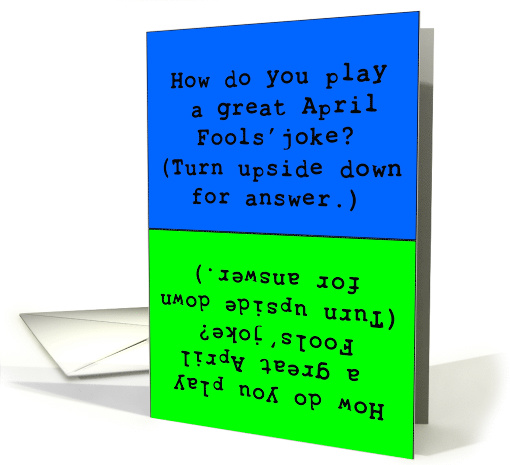April Fools' Day Humorous Joke card (388922)