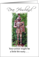 Husband Father’s Day Knight in Shining Armor Humorous card