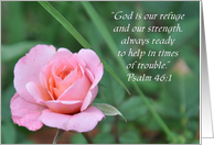 Scripture Rose Encouragement card