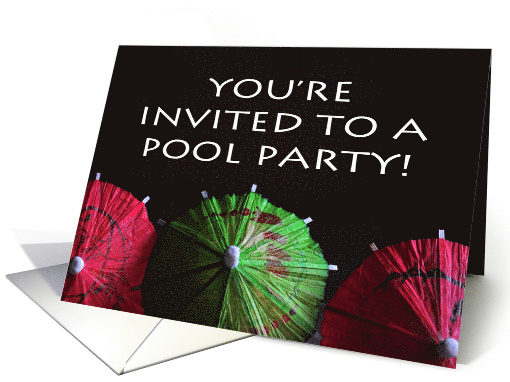 You're Invited to a Pool Party! card (449421)