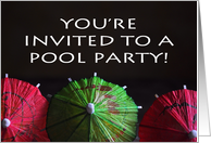 You’re Invited to a Pool Party! card