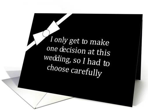 Humorous Groomsman Request Invitation card (458075)