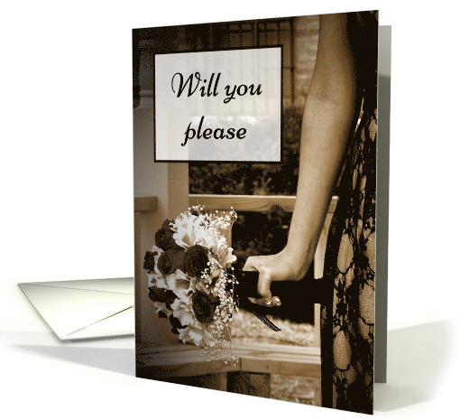 Please be my Bridesmaid? card (563000)